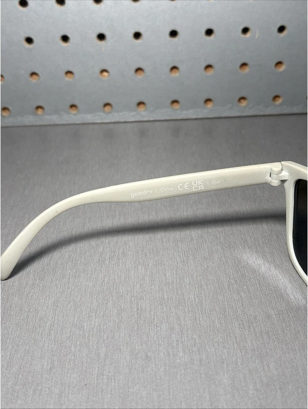 Goodr Rocky Mountain National Park Polarized Sunglasses White READ